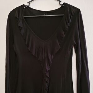 Black Long Sleeved Blouse